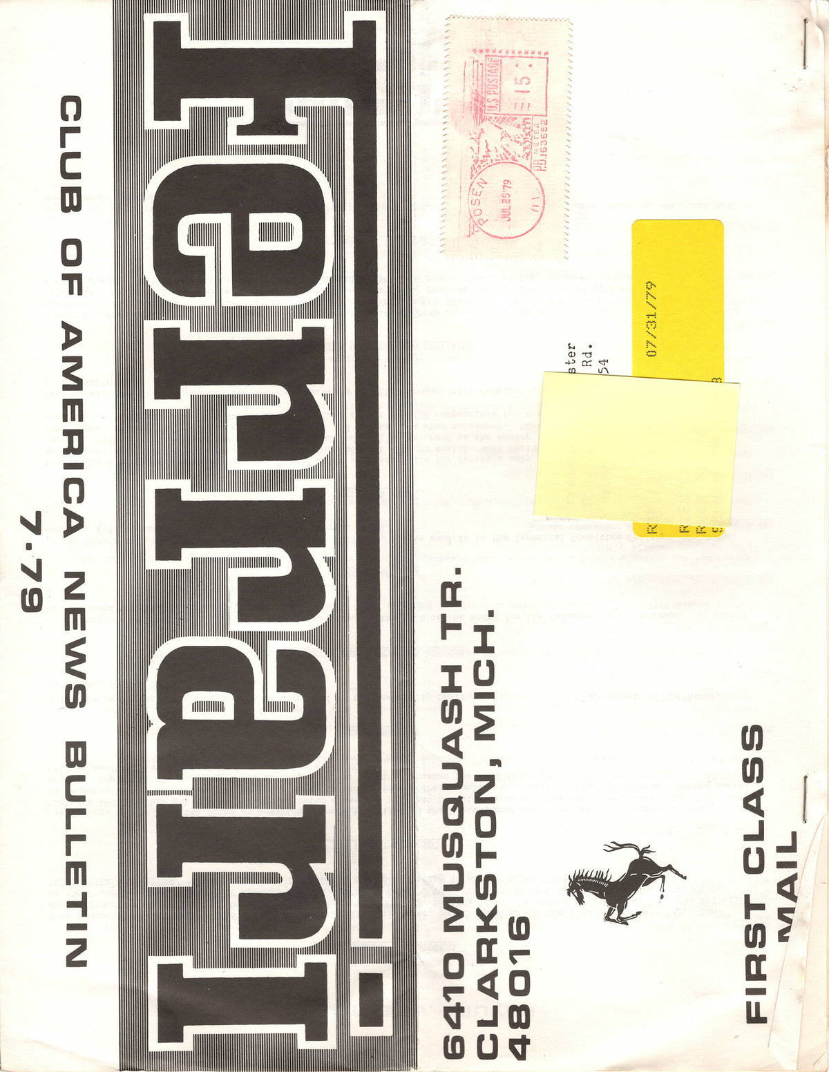 FCA News Bulletin 1979 - 7