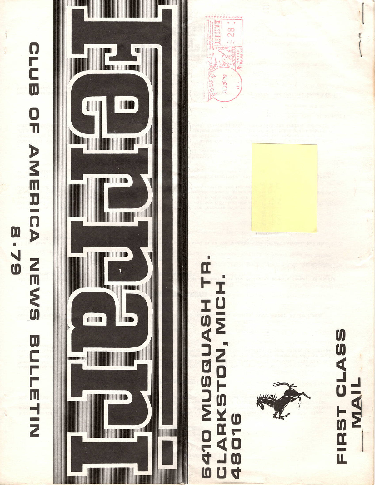 FCA News Bulletin 1979 - 8