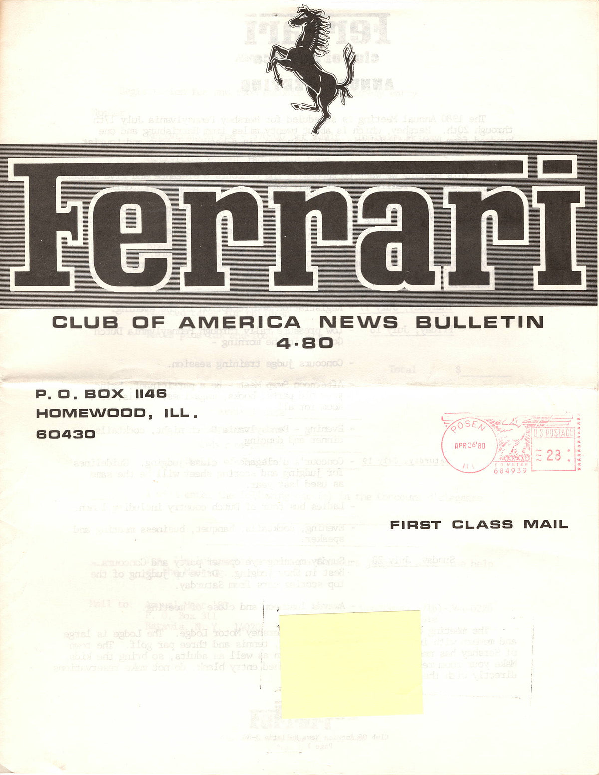 FCA News Bulletin 1980 - 4