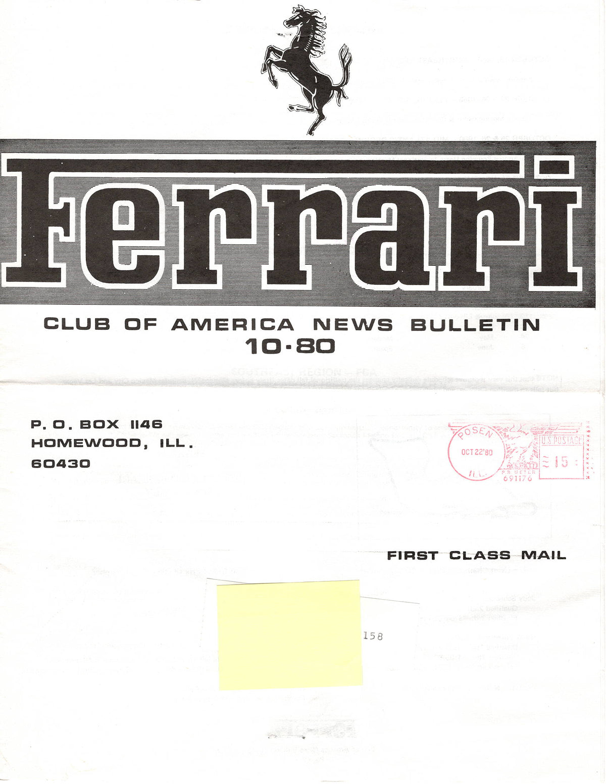 FCA News Bulletin 1980 - 10
