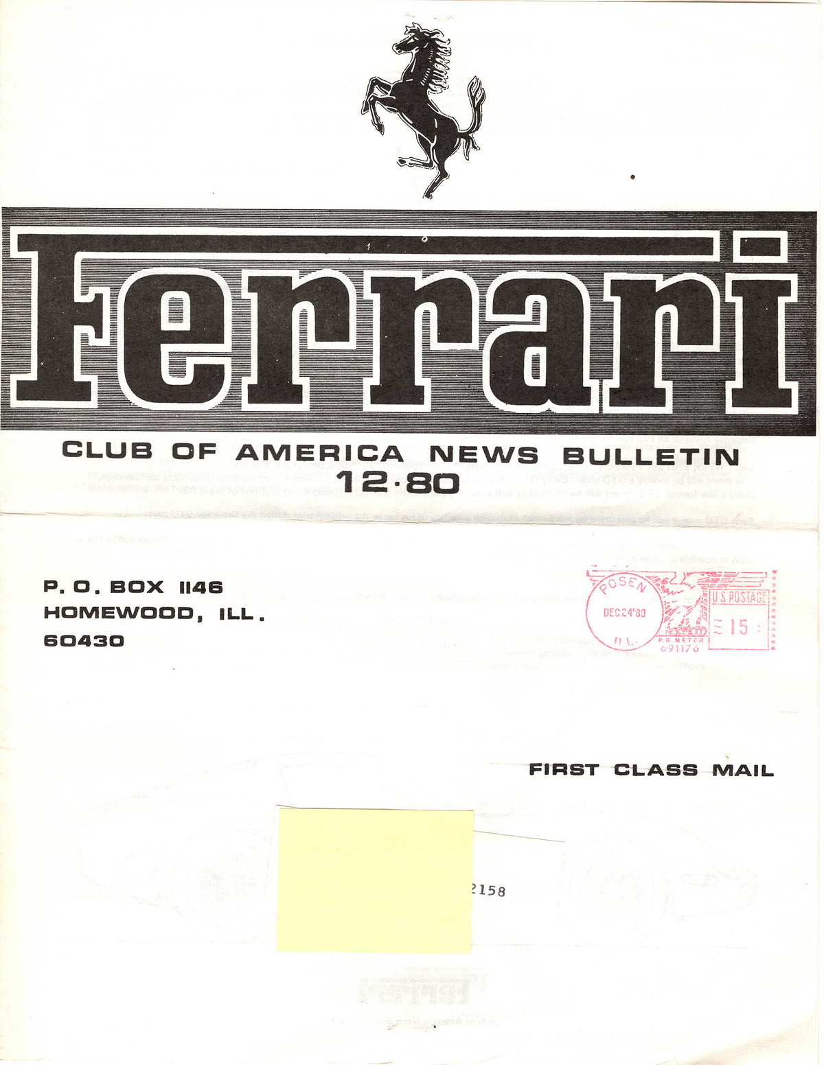FCA News Bulletin 1980 - 12