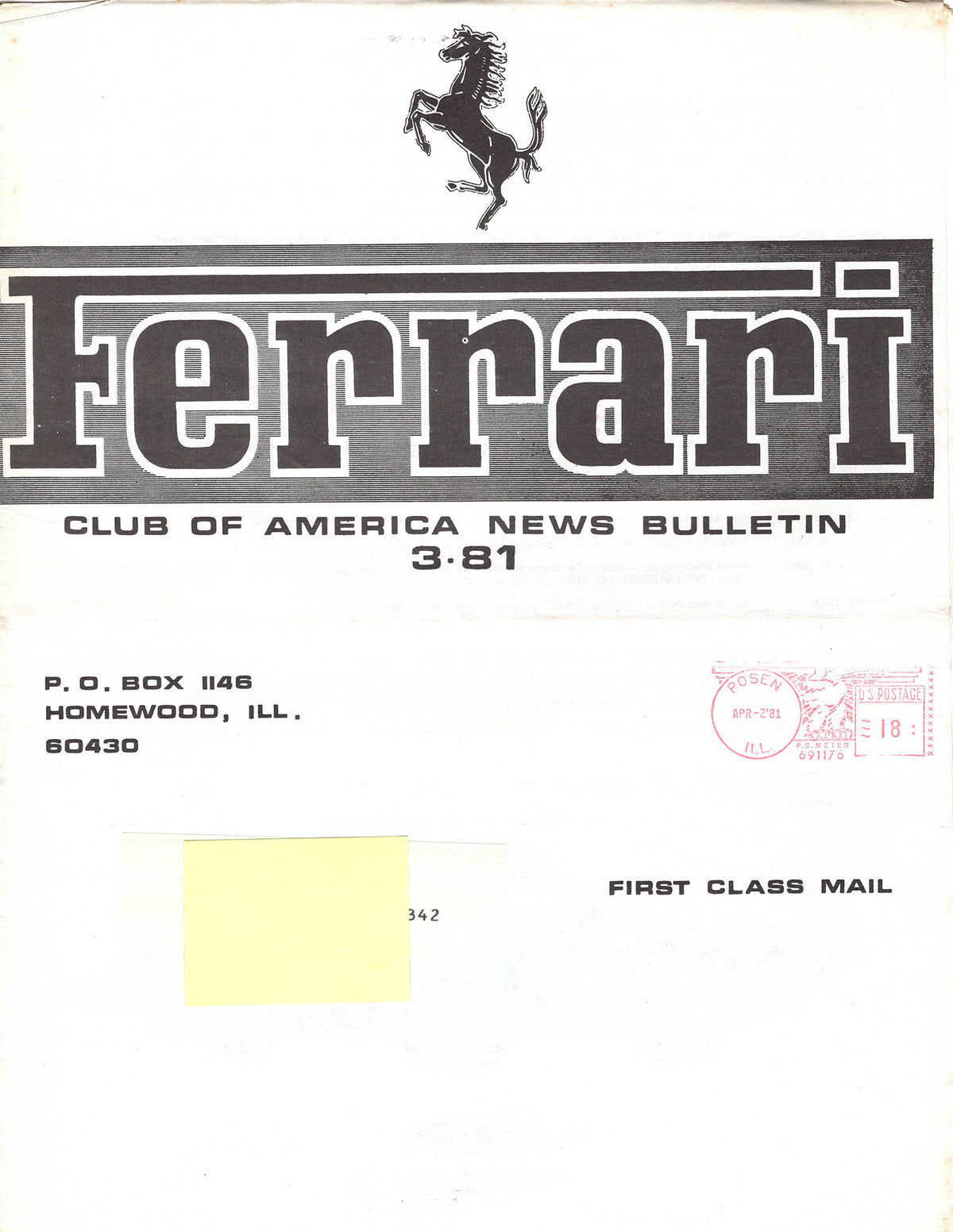 FCA News Bulletin 1981 - 3