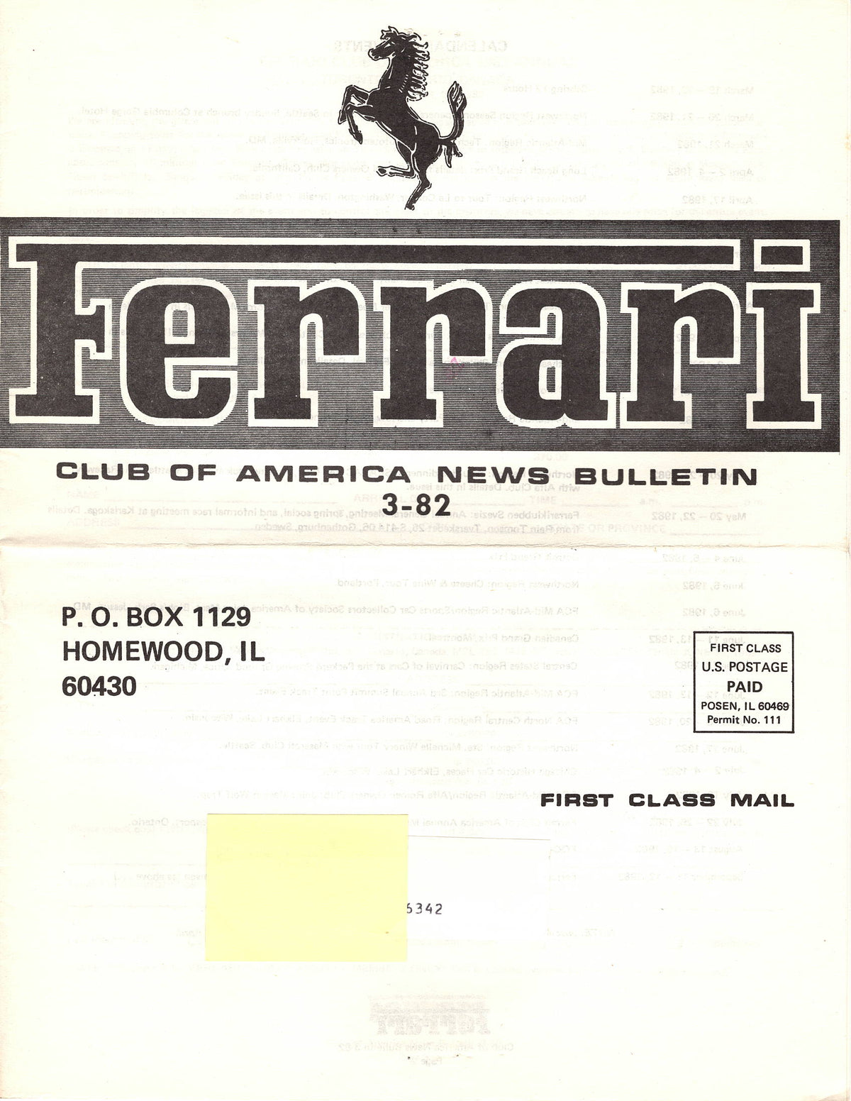 FCA News Bulletin 1982 - 3