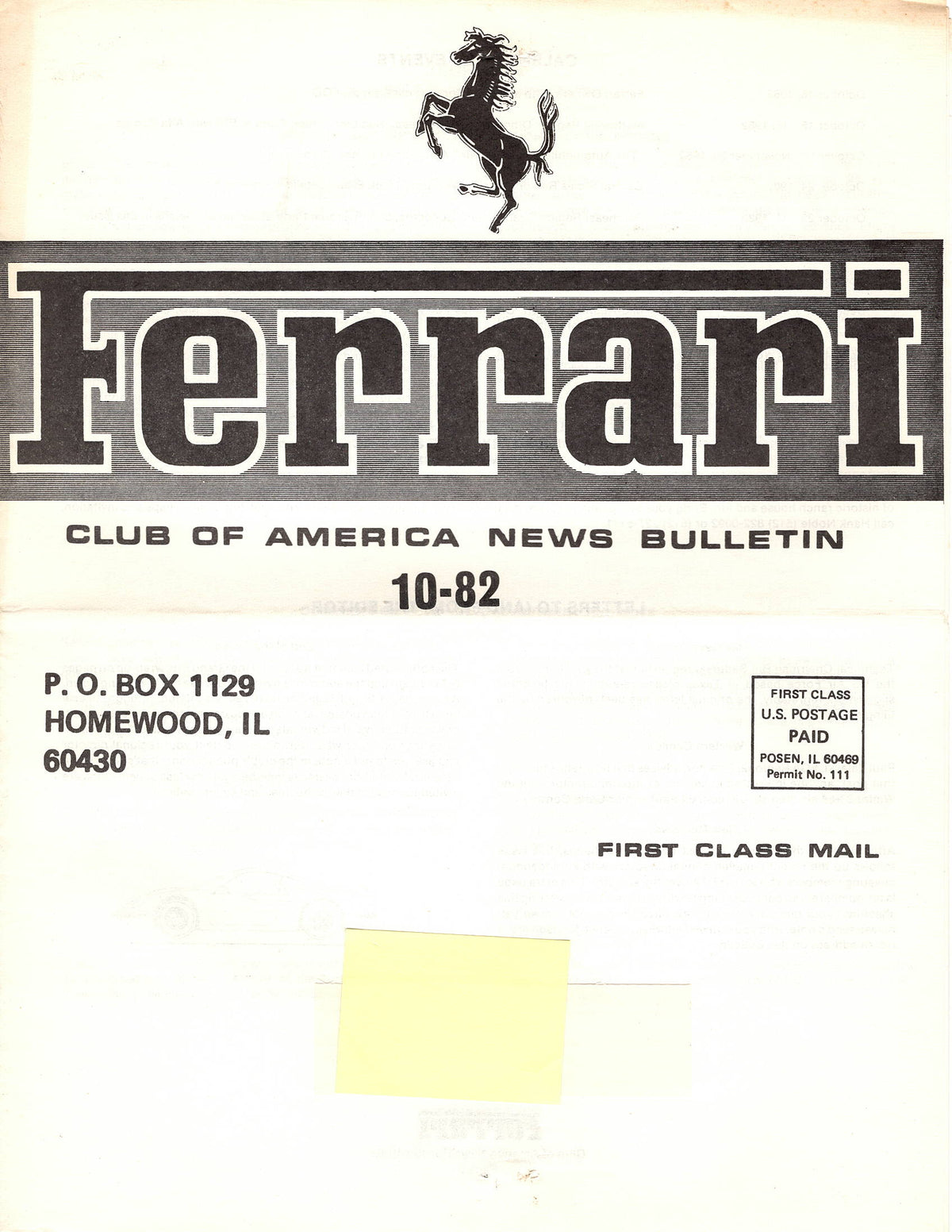 FCA News Bulletin 1982 - 10
