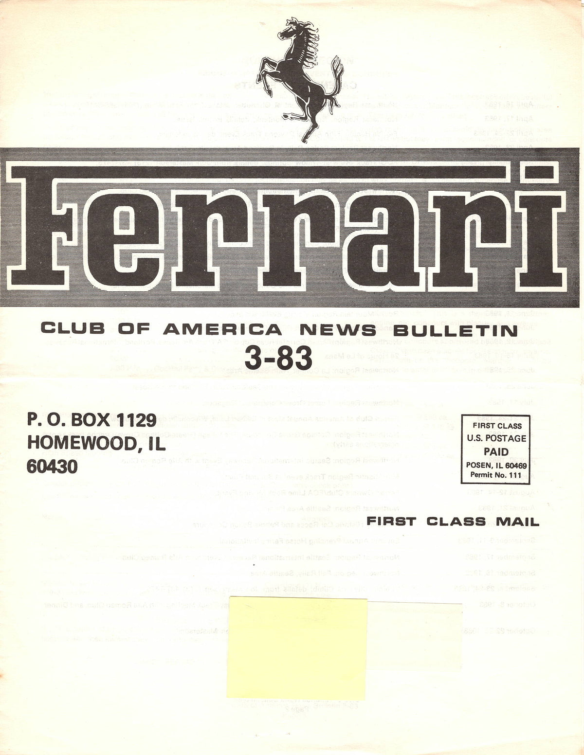 FCA News Bulletin 1983 - 3