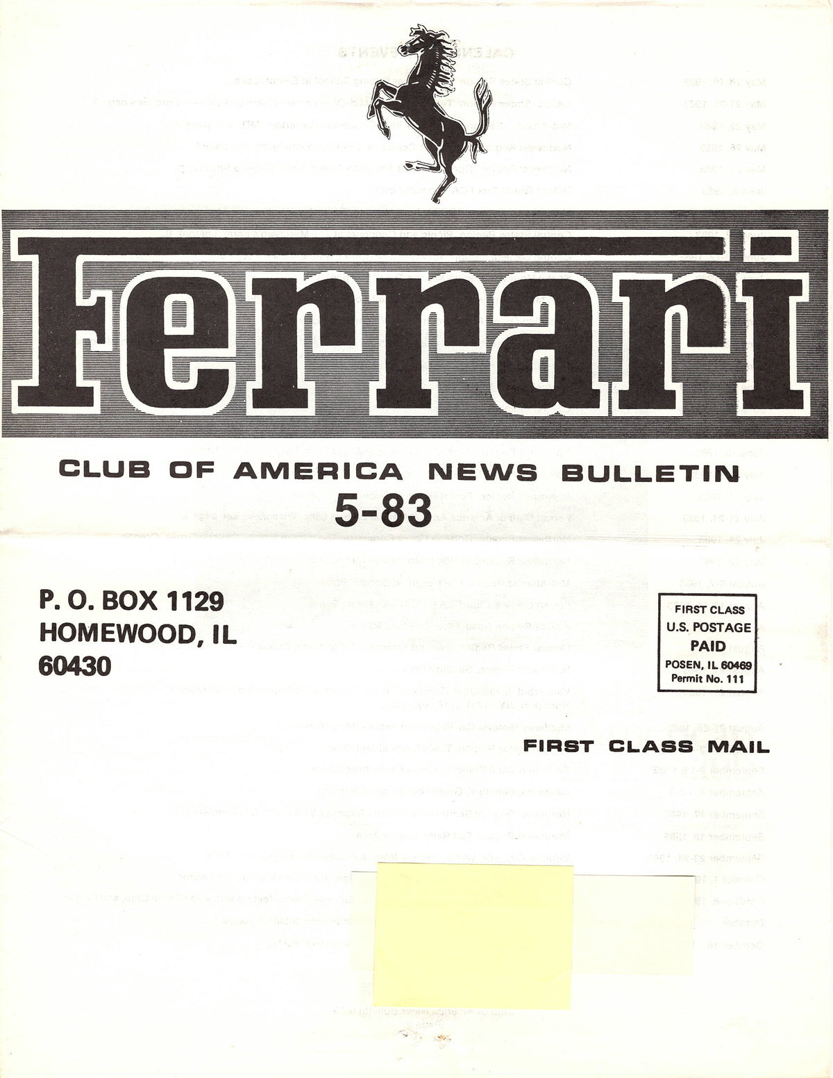 FCA News Bulletin 1983 - 5