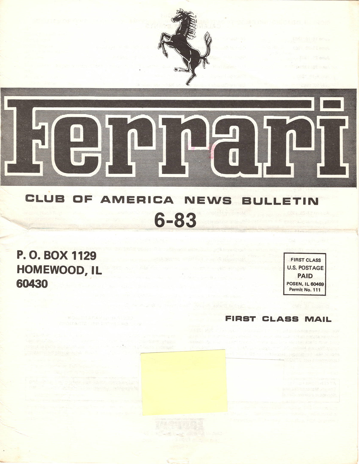 FCA News Bulletin 1983 - 6