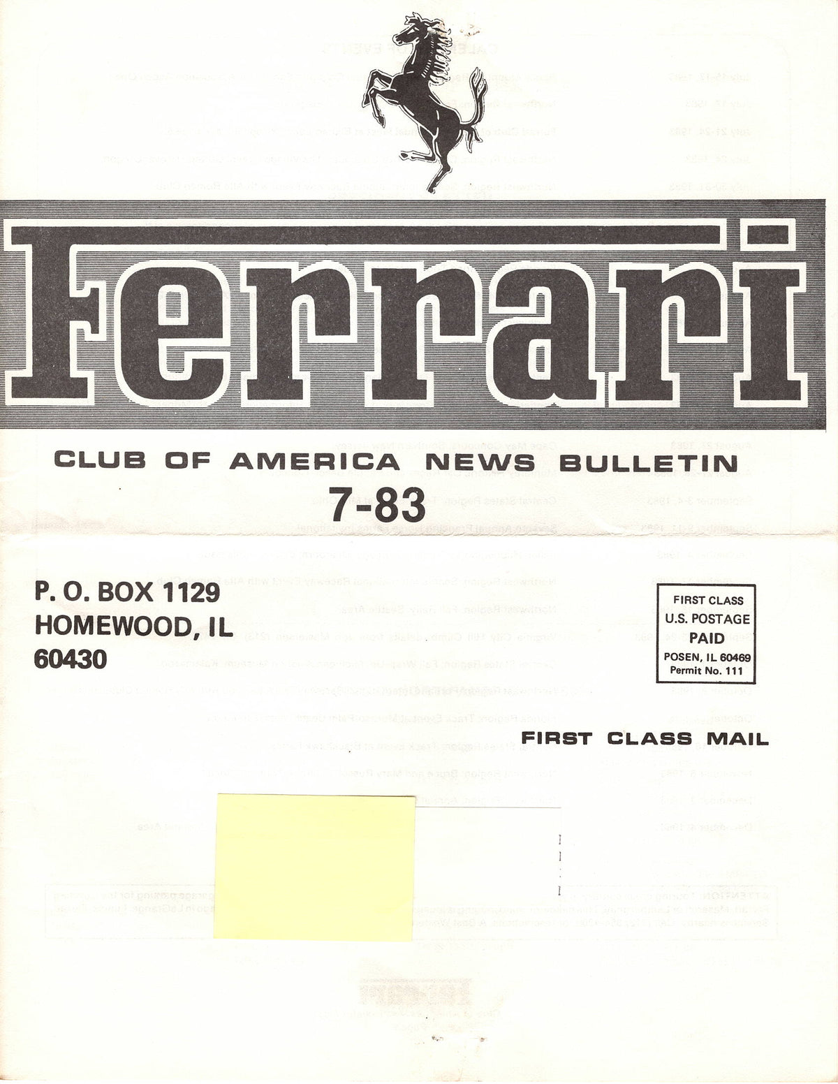 FCA News Bulletin 1983 - 7