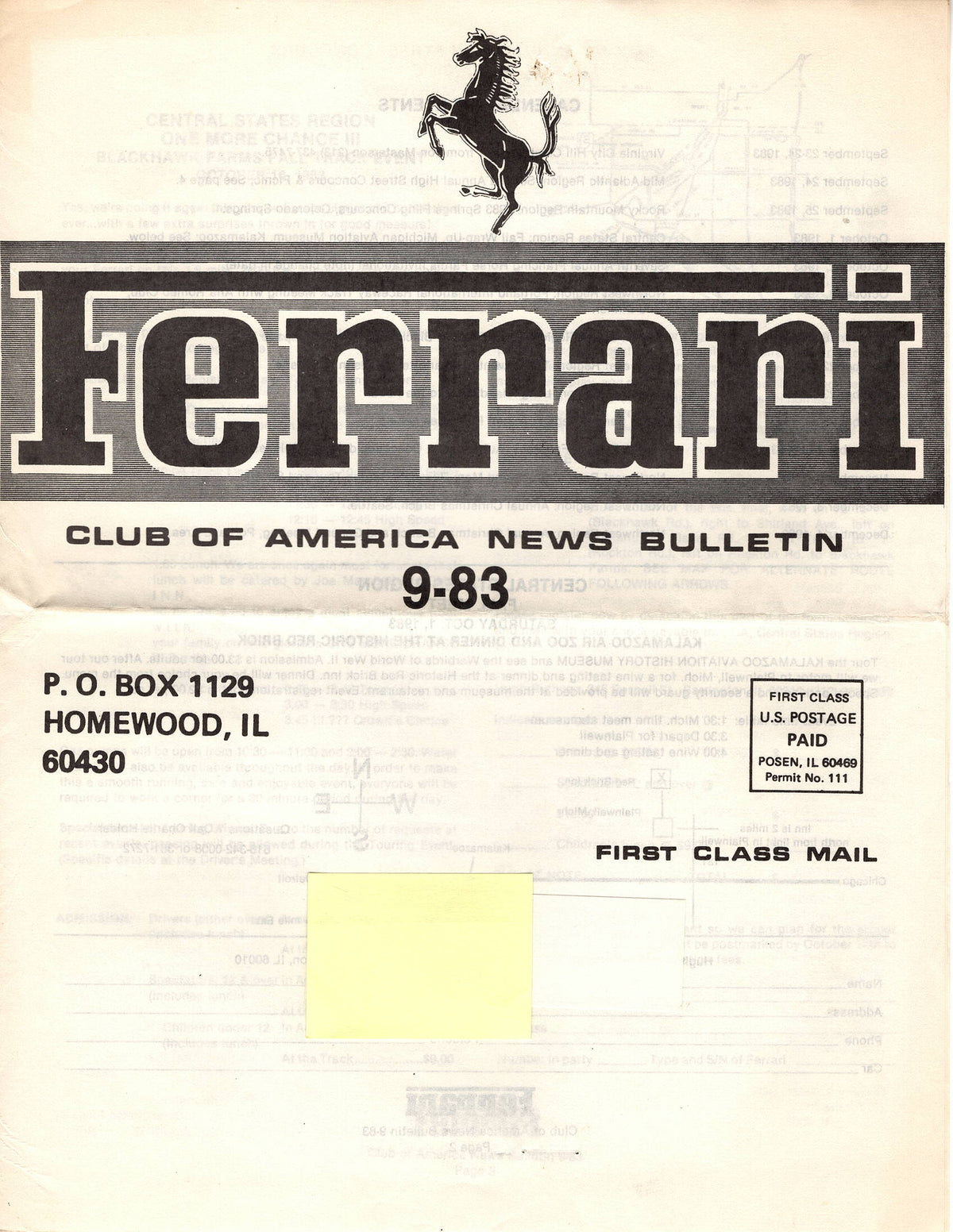 FCA News Bulletin 1983 - 9