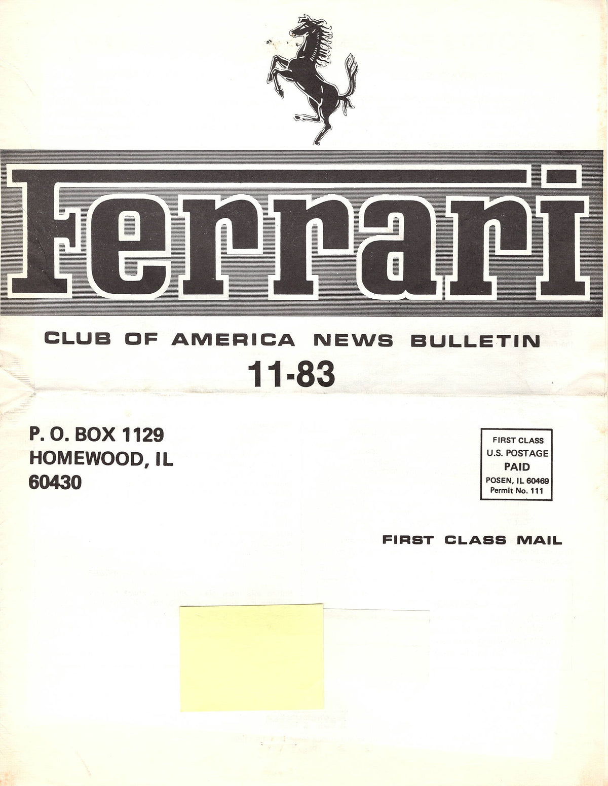 FCA News Bulletin 1983 - 11