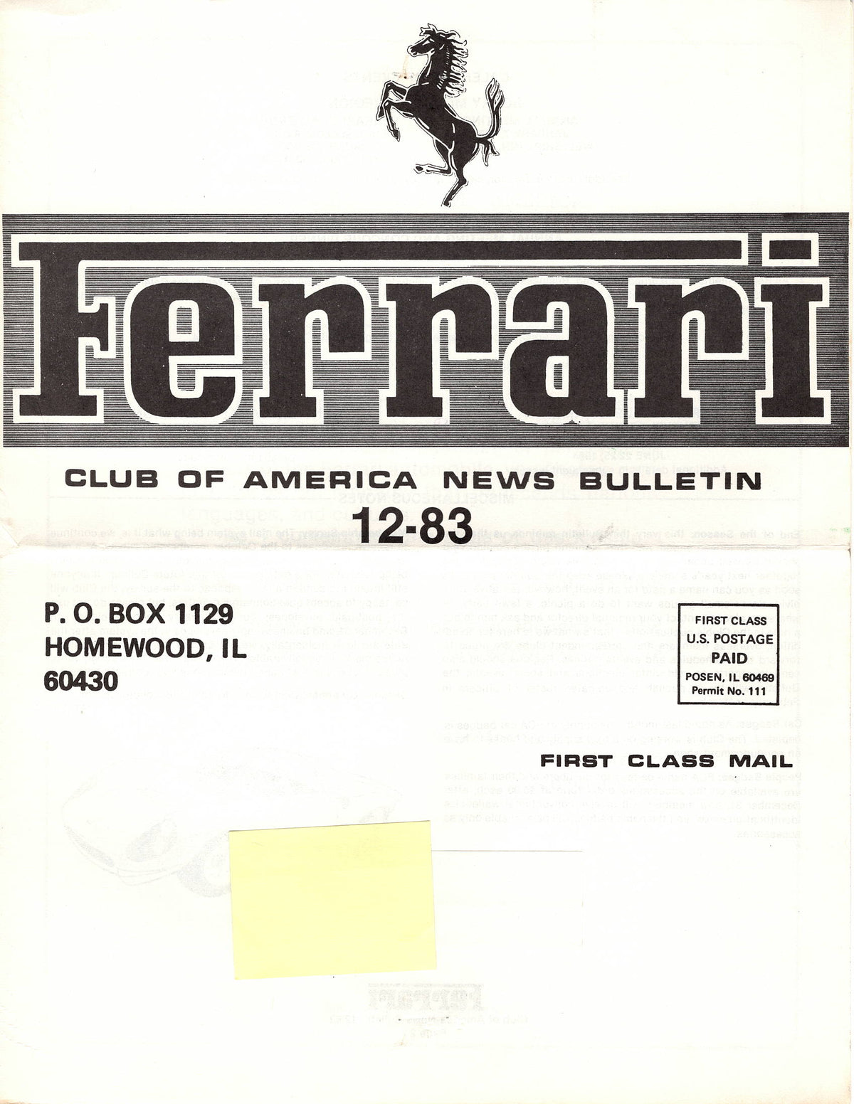 FCA News Bulletin 1983 - 12