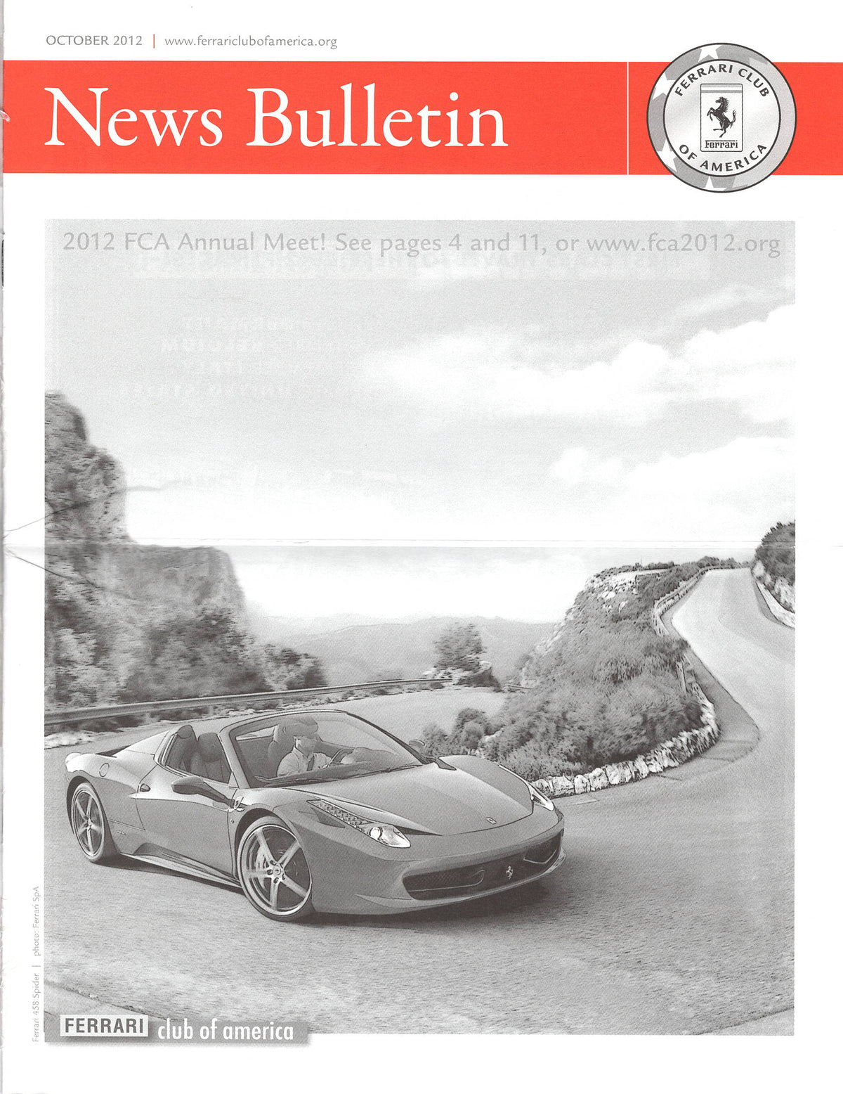 FCA News Bulletin 2012 - 10