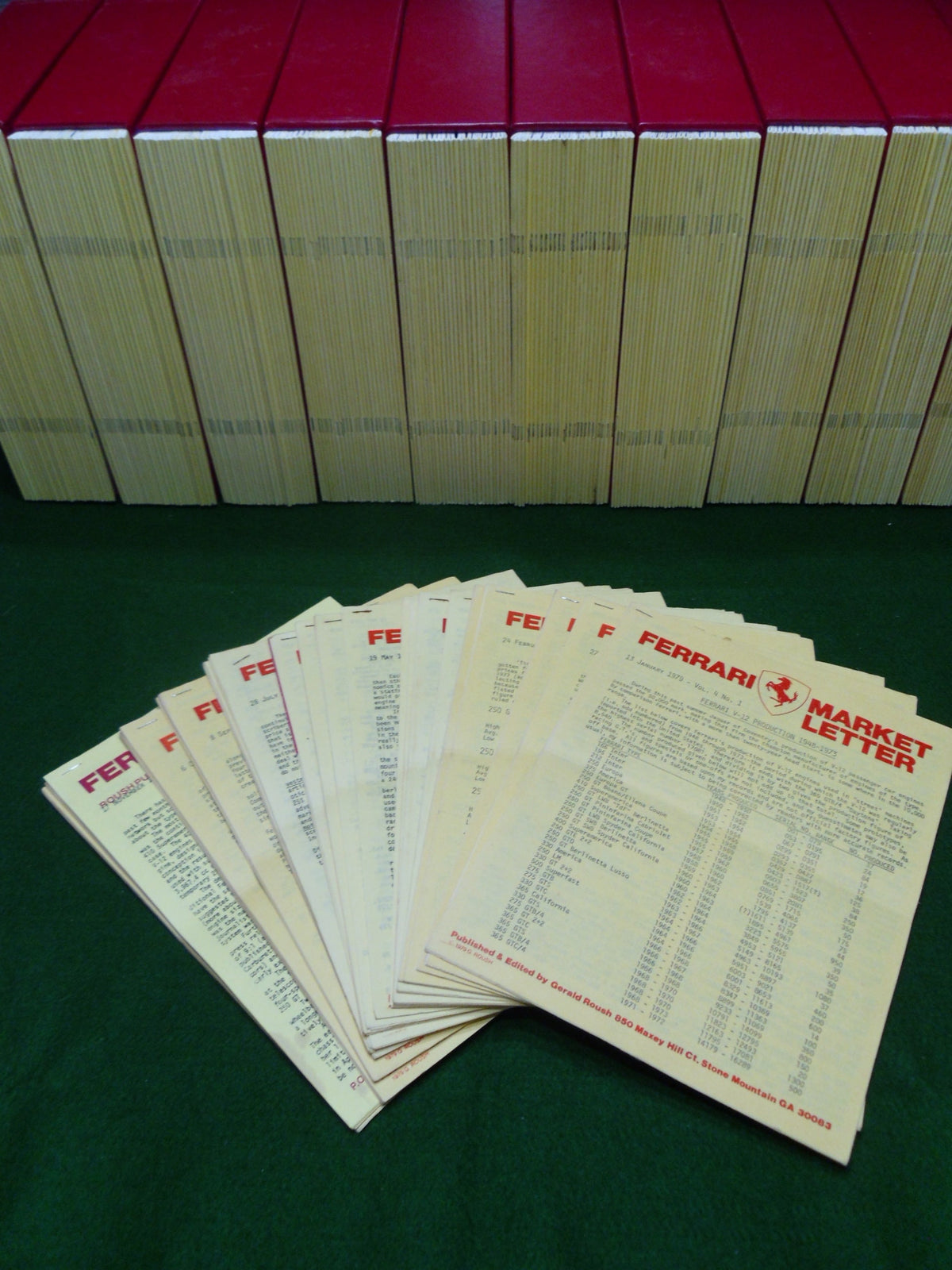 Ferrari Market Letter Vol. 4 1979