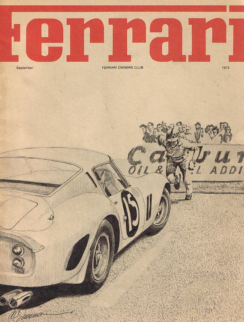 Ferrari, Newsletter of the Ferrari Owners Club (USA) 1973 - Vol 9 N 7