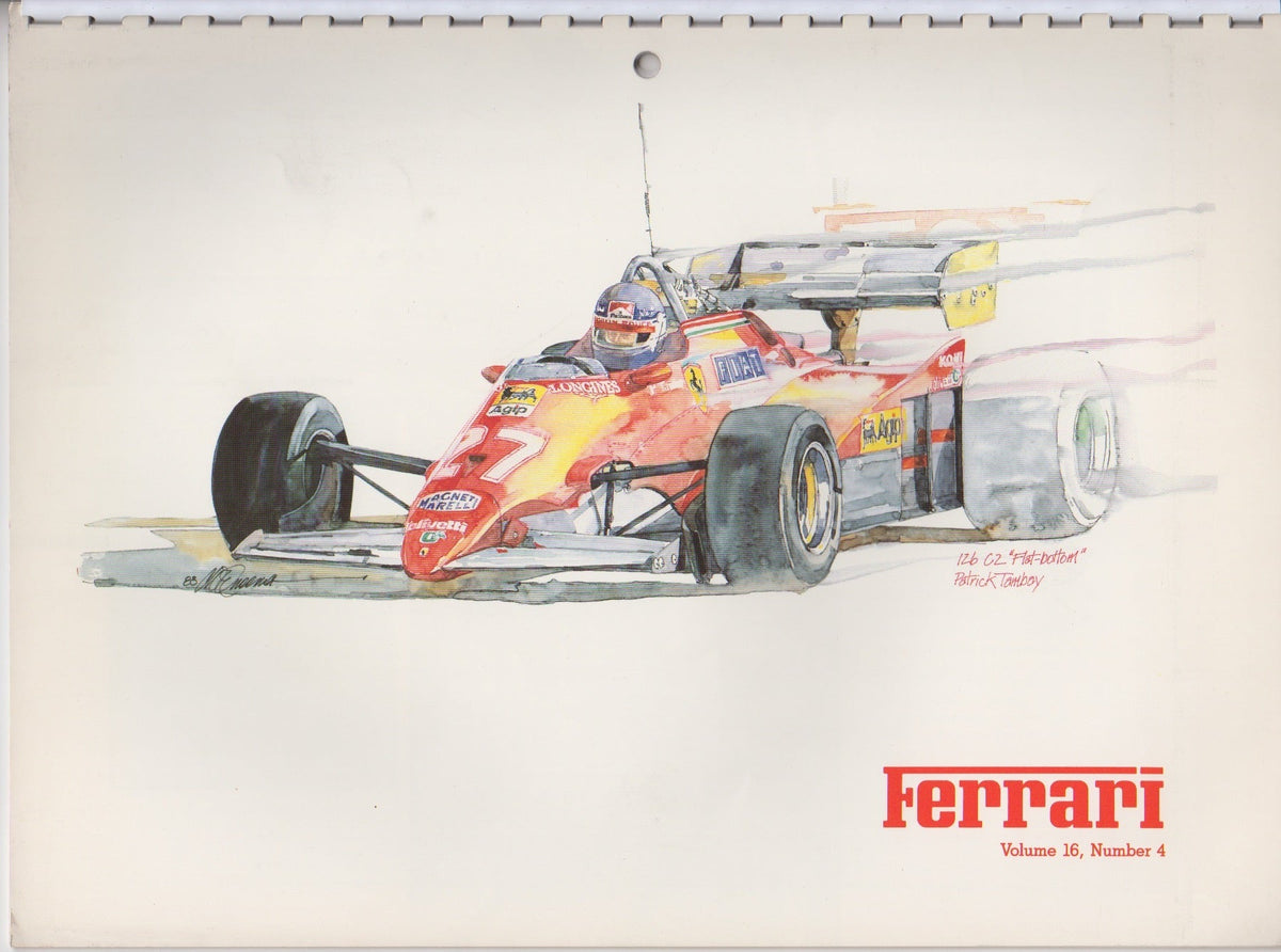 Ferrari, Newsletter of the Ferrari Owners Club (USA) 1981 - Vol 16 N 4