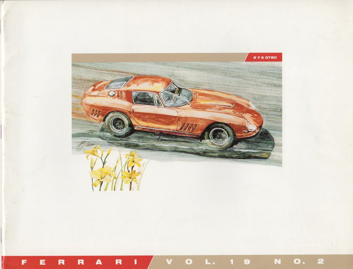 Ferrari, Newsletter of the Ferrari Owners Club (USA) 1989 - Vol 19 N 2