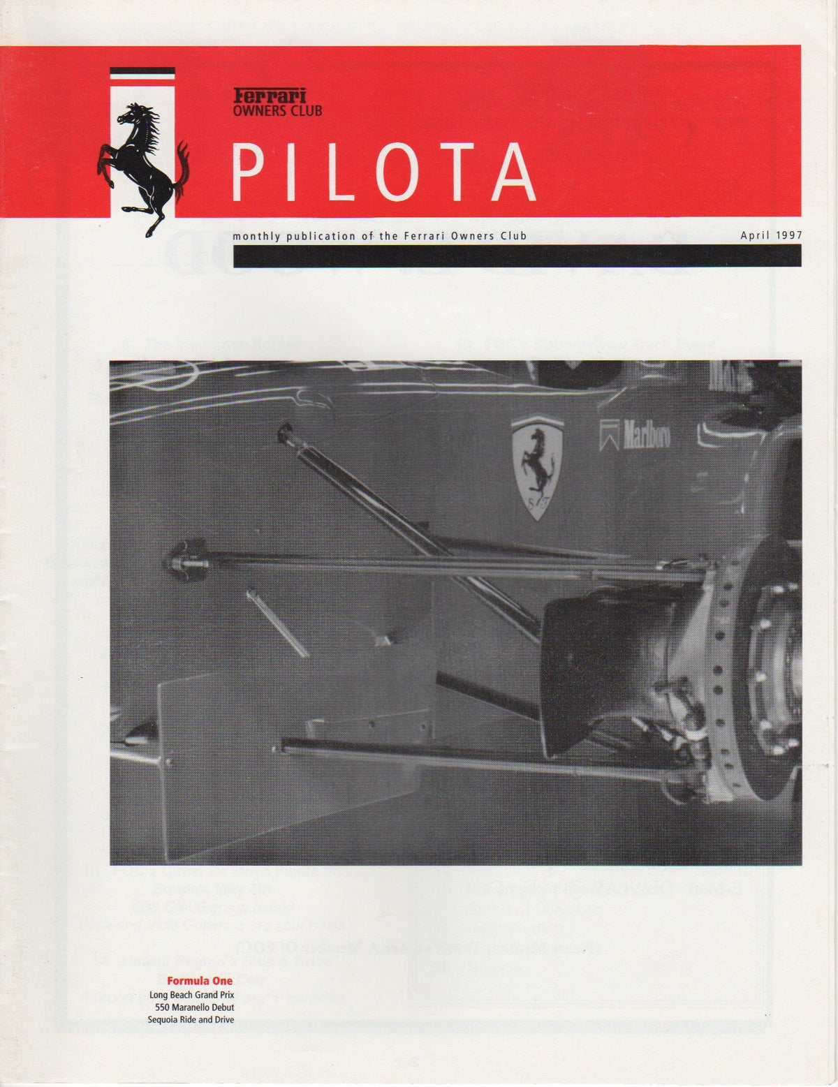 Pilota, Magazine of the Ferrari Owners Club (USA) 1997-04