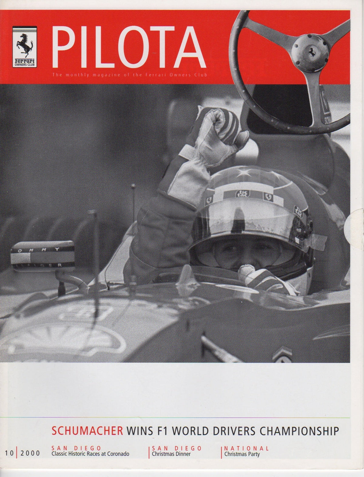 Pilota, Magazine of the Ferrari Owners Club (USA) 2000-10