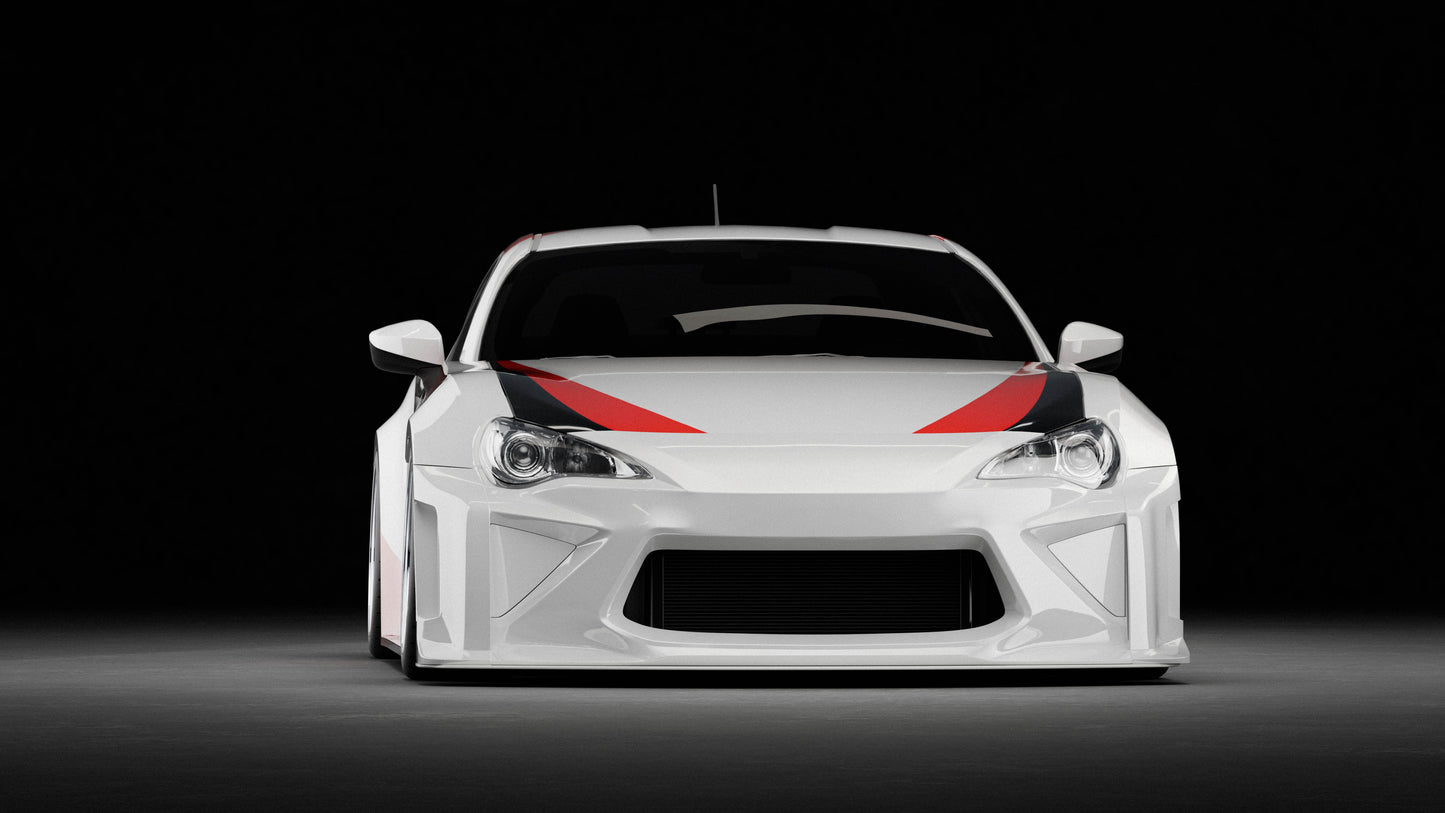 (PRE-ORDER) Front Bumper – Toyota/Scion/Subaru GT86/FRS/BRZ (ZC6 2012-2020)