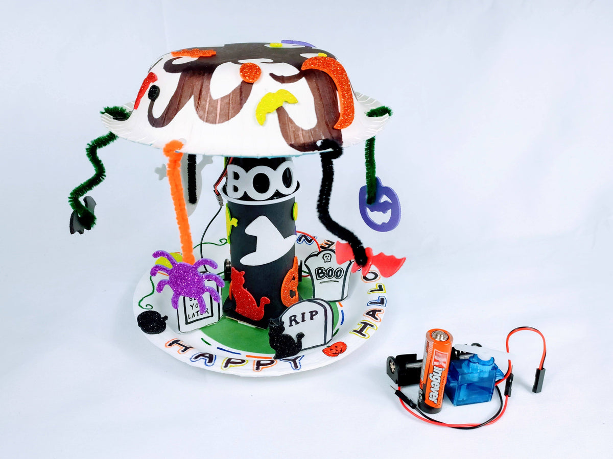Halloween Spooky Tree Robot: Craft Tinker Kit For Kids (Ages 6-10)