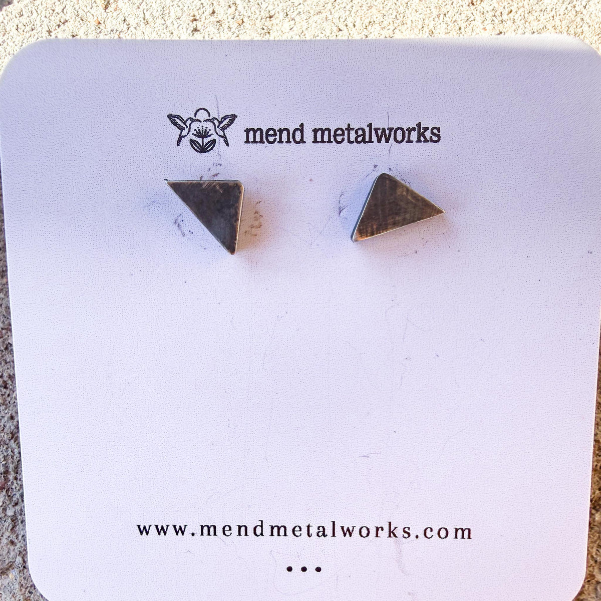Triangle Sterling Silver Studs