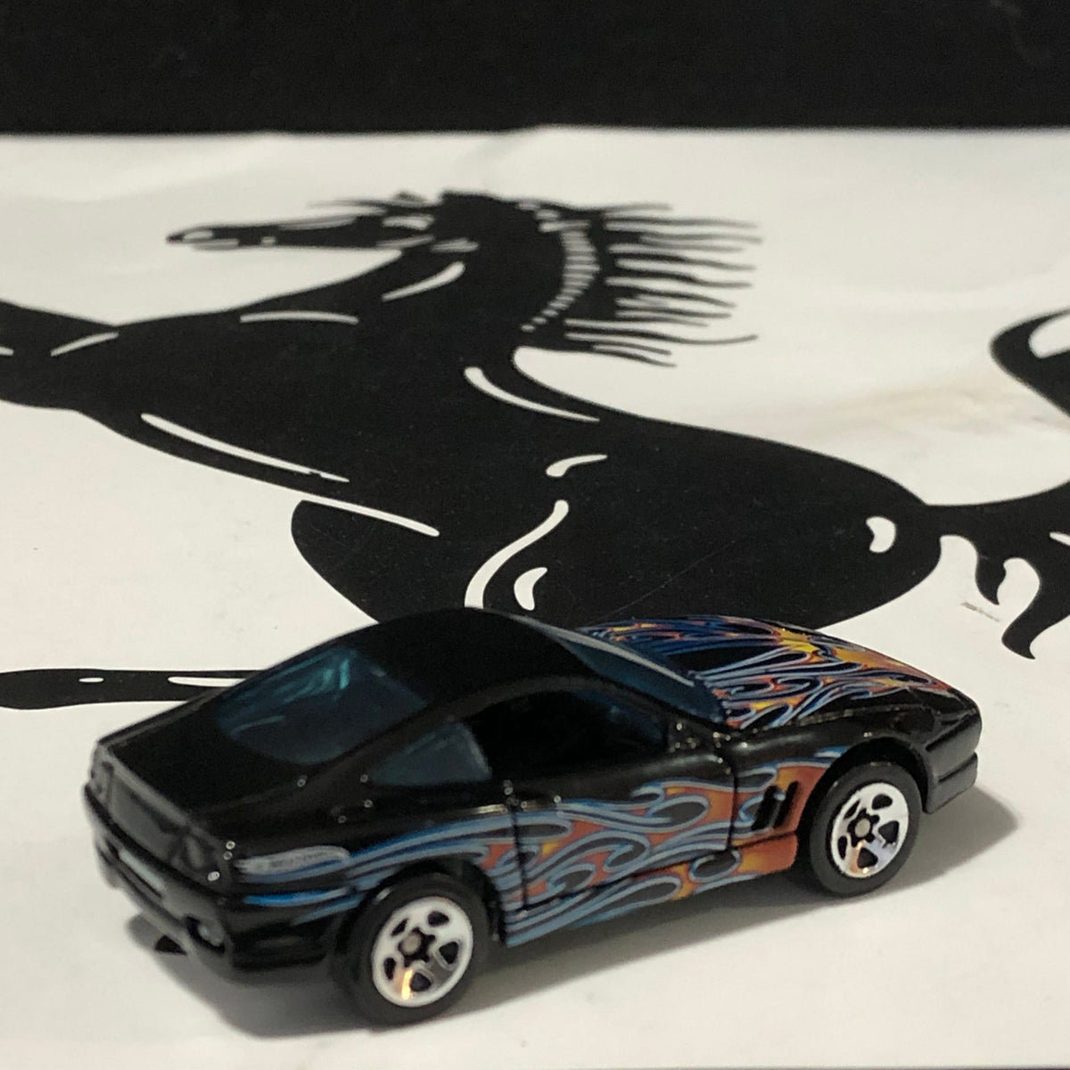 Ferrari 550 Maranello Black by HotWheels 1:64 (5SP)(B3852)(No box)