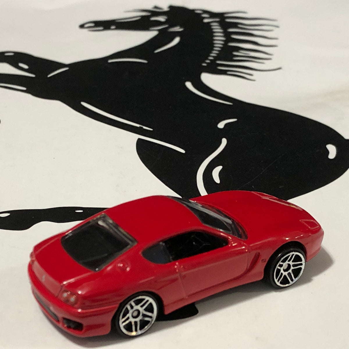 Ferrari 456 M Red by HotWheels 1:64 (PR5)(L4269)(No box)