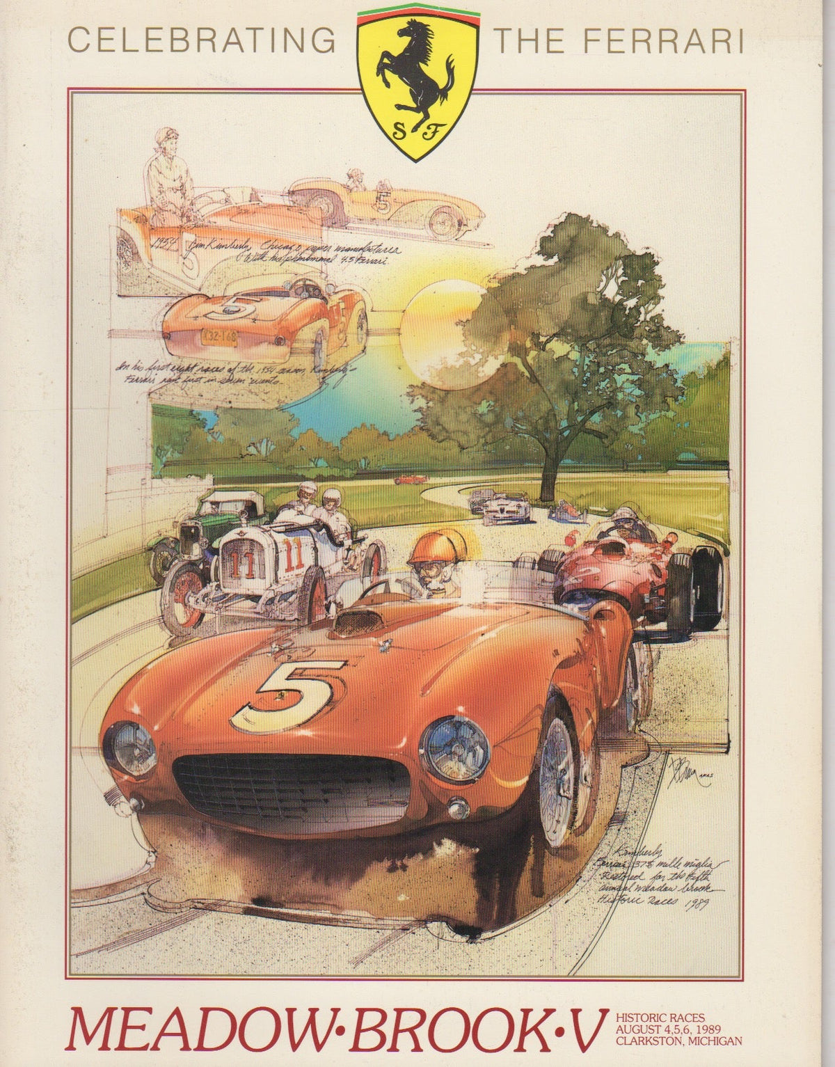 Meadow Brook Historic Races 1989 Program