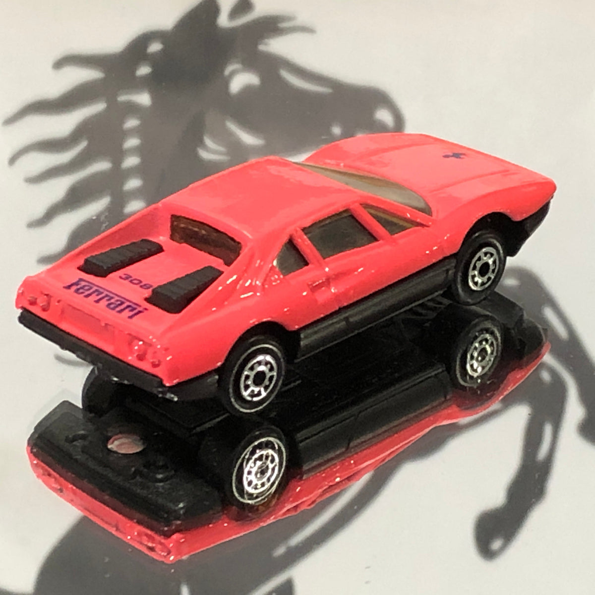 Ferrari 308 GTB Hot Pink by MC Toy 1:60 (Macau)(No box)