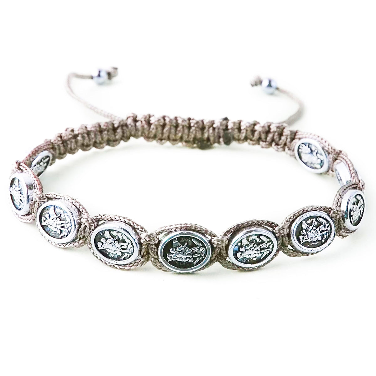 St. Michael Bracelet - Tan
