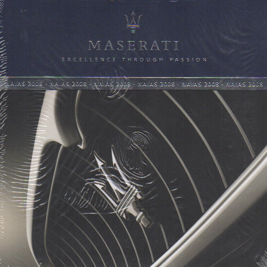 Maserati Press Kit 2008 Detroit NAIAS