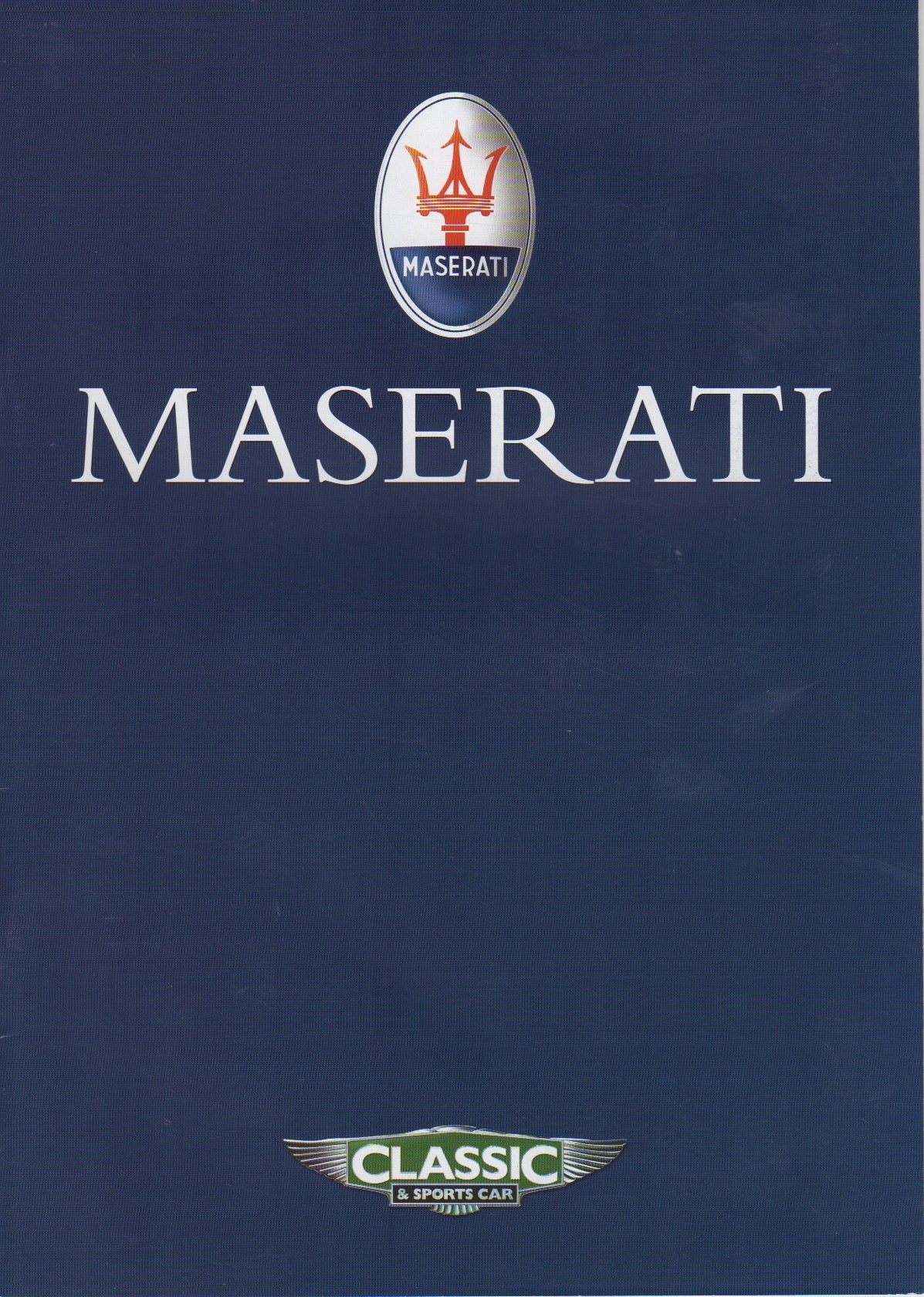 Maserati - Classic & Sports Car Magazine Supplement