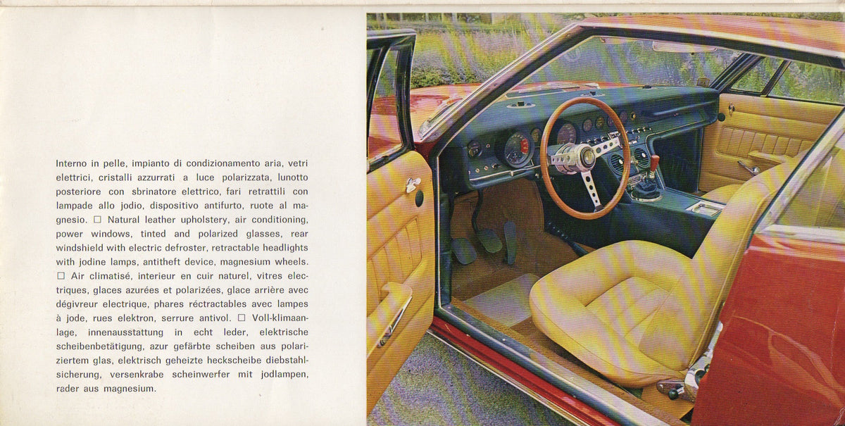 Maserati Ghibli Brochure (1966)