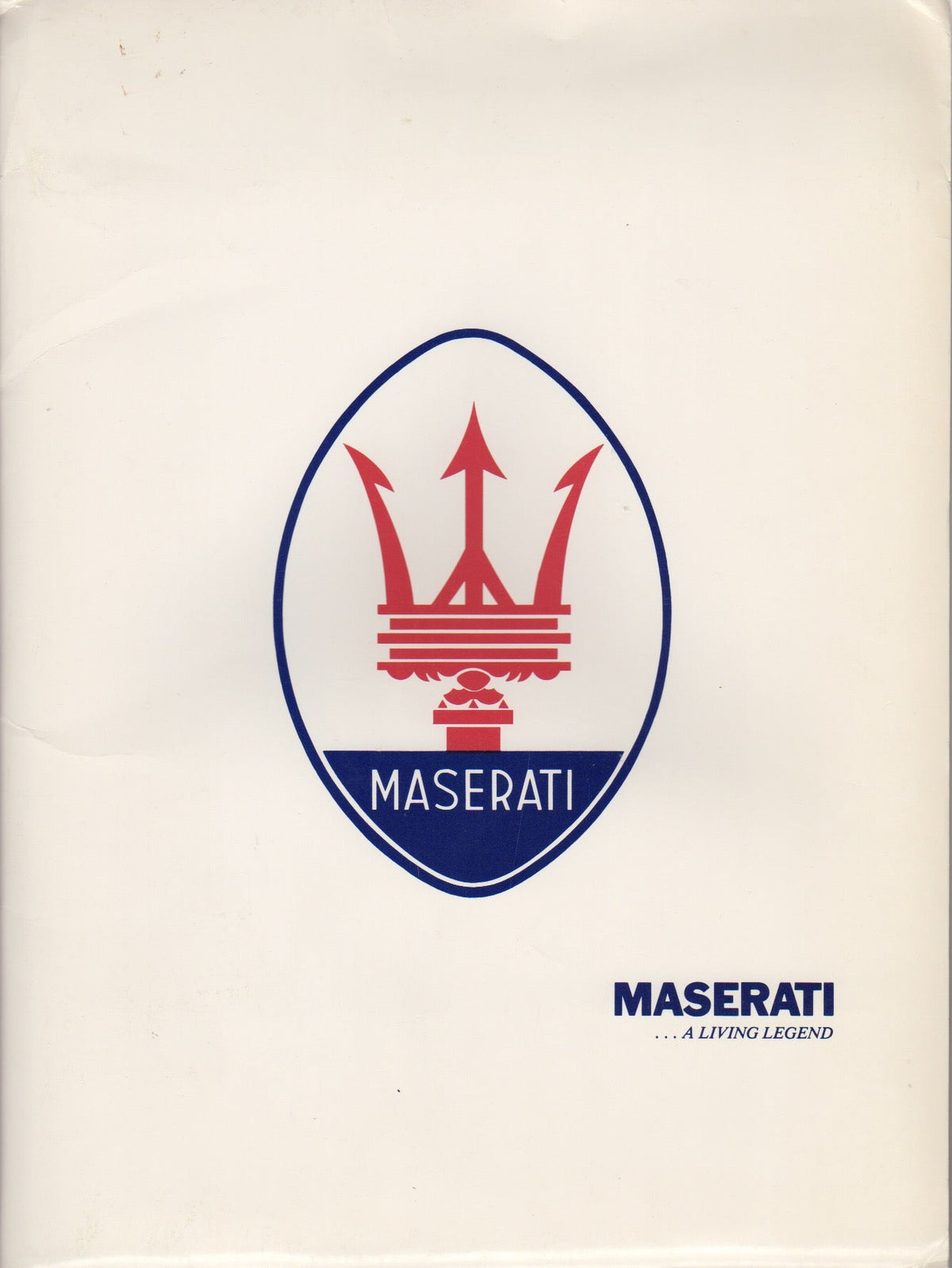 Maserati Press Kit 1986 U.S.