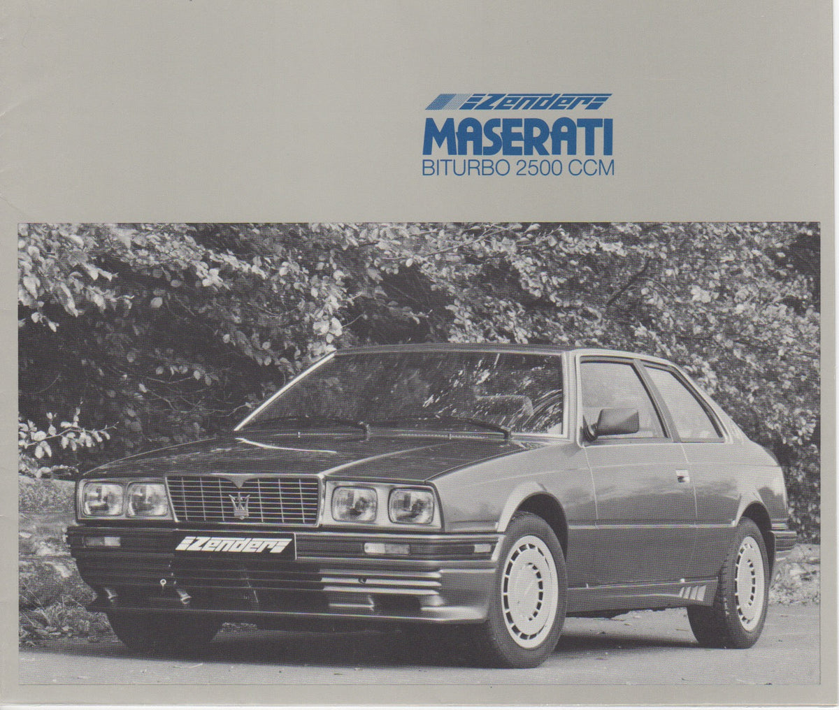 Maserati Biturbo 2500 CCM - Zender