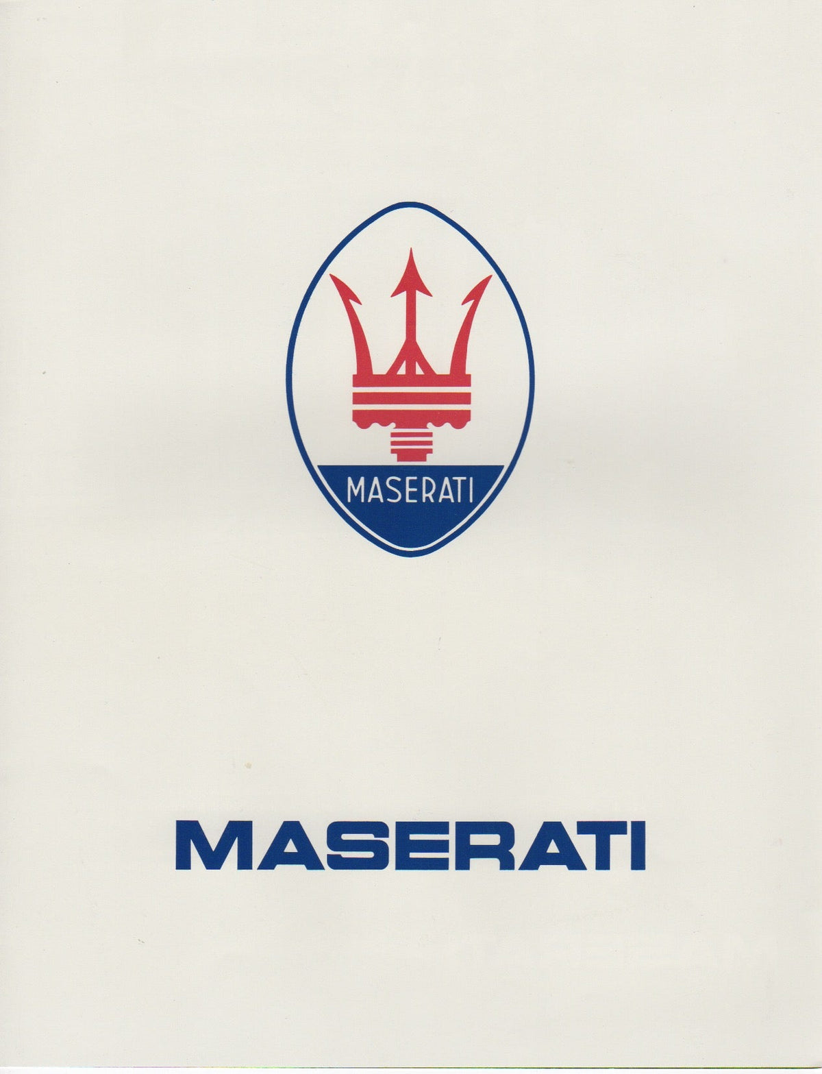 Maserati 1987 U.S. Line-up Brochure