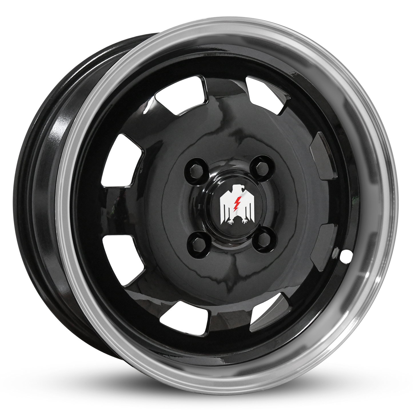 Moon | Gloss Black Machined Lip