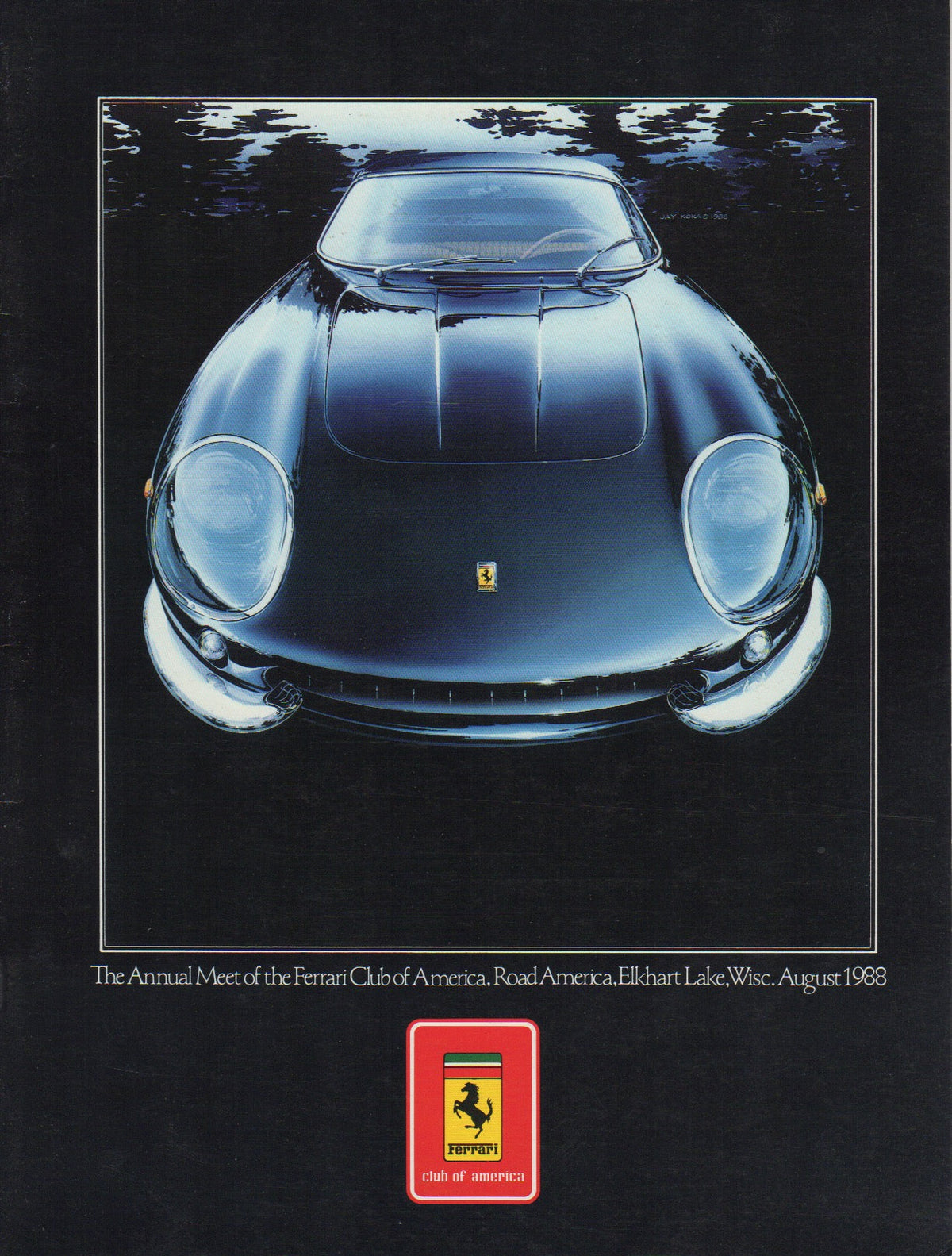 FCA Annual Meet 1988, Elkhart Lake, WI, Program
