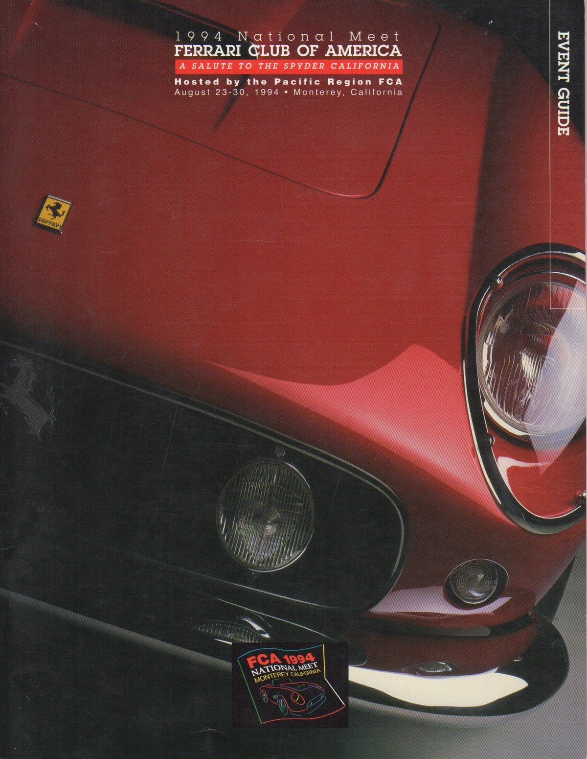 FCA Annual Meet 1994, Monterey, Event Guide