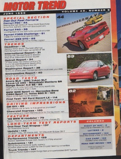 Motor Trend Magazine 1996/06