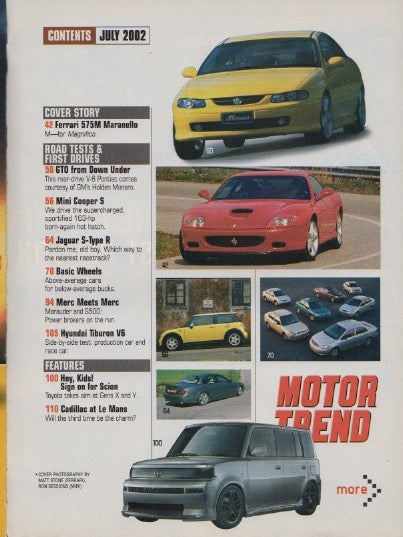 Motor Trend Magazine 2002/07