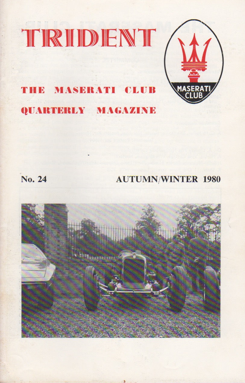 Trident - The Maserati Club UK Magazine No. 24