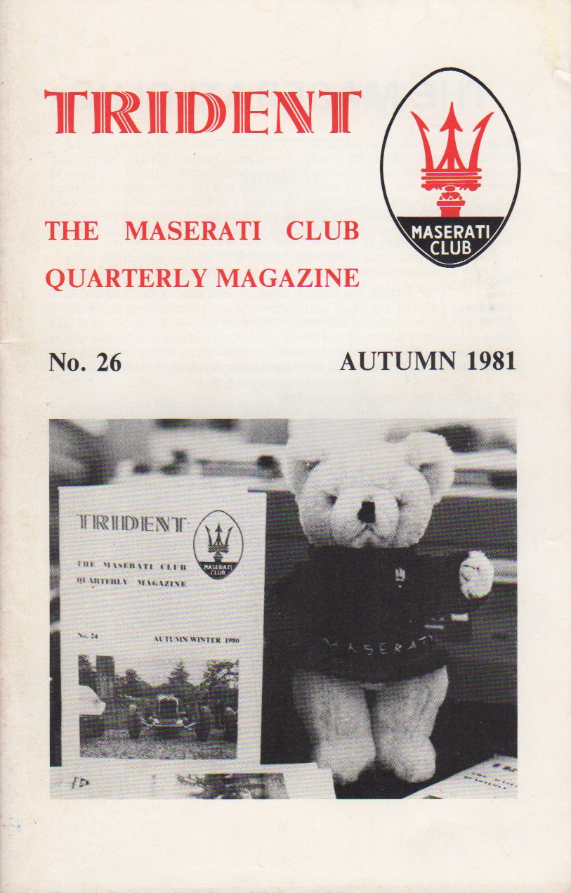 Trident - The Maserati Club UK Magazine No. 26
