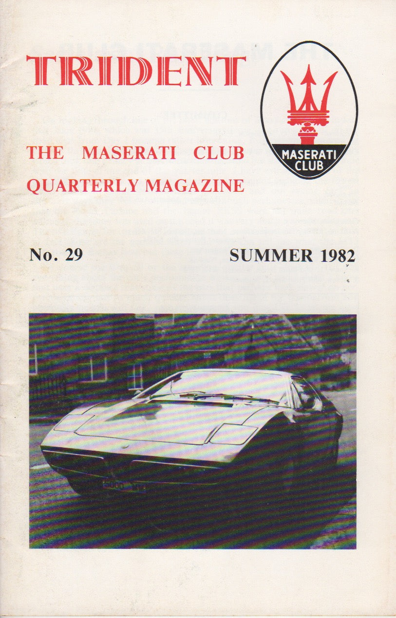 Trident - The Maserati Club UK Magazine No. 29