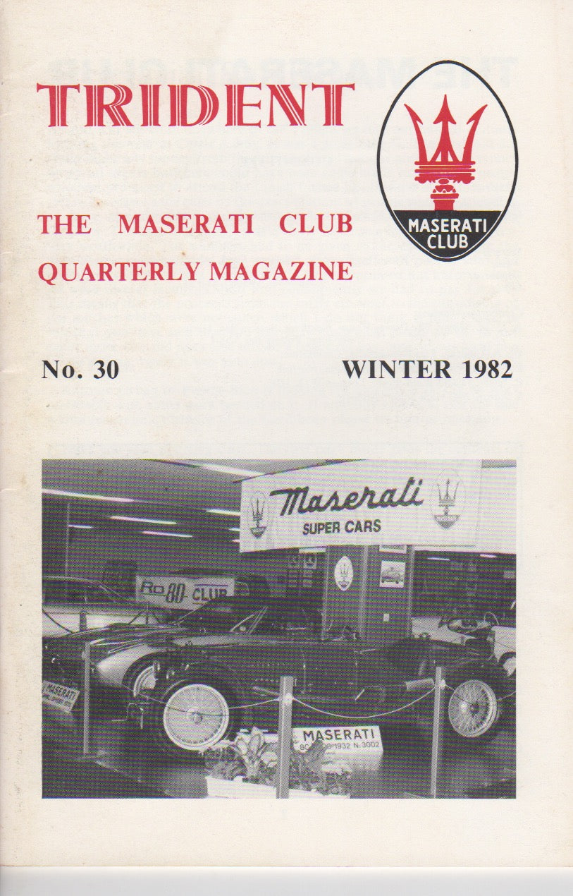 Trident - The Maserati Club UK Magazine No. 30