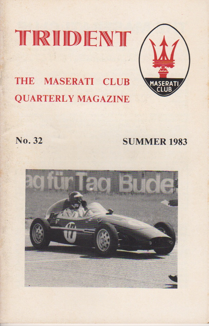 Trident - The Maserati Club UK Magazine No. 32