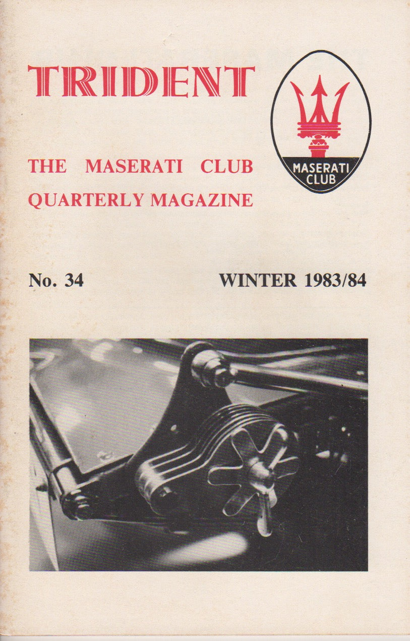 Trident - The Maserati Club UK Magazine No. 34