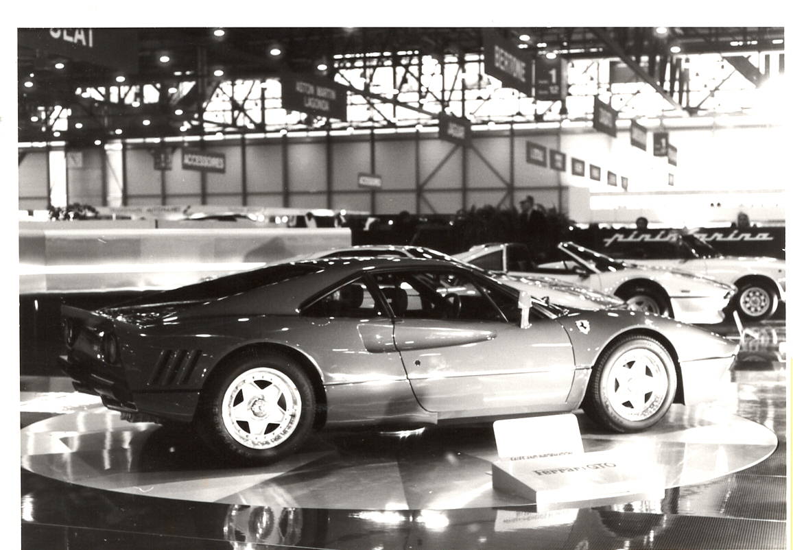 Ferrari 288 GTO At Auto Show 1984 - 2 Photo Set