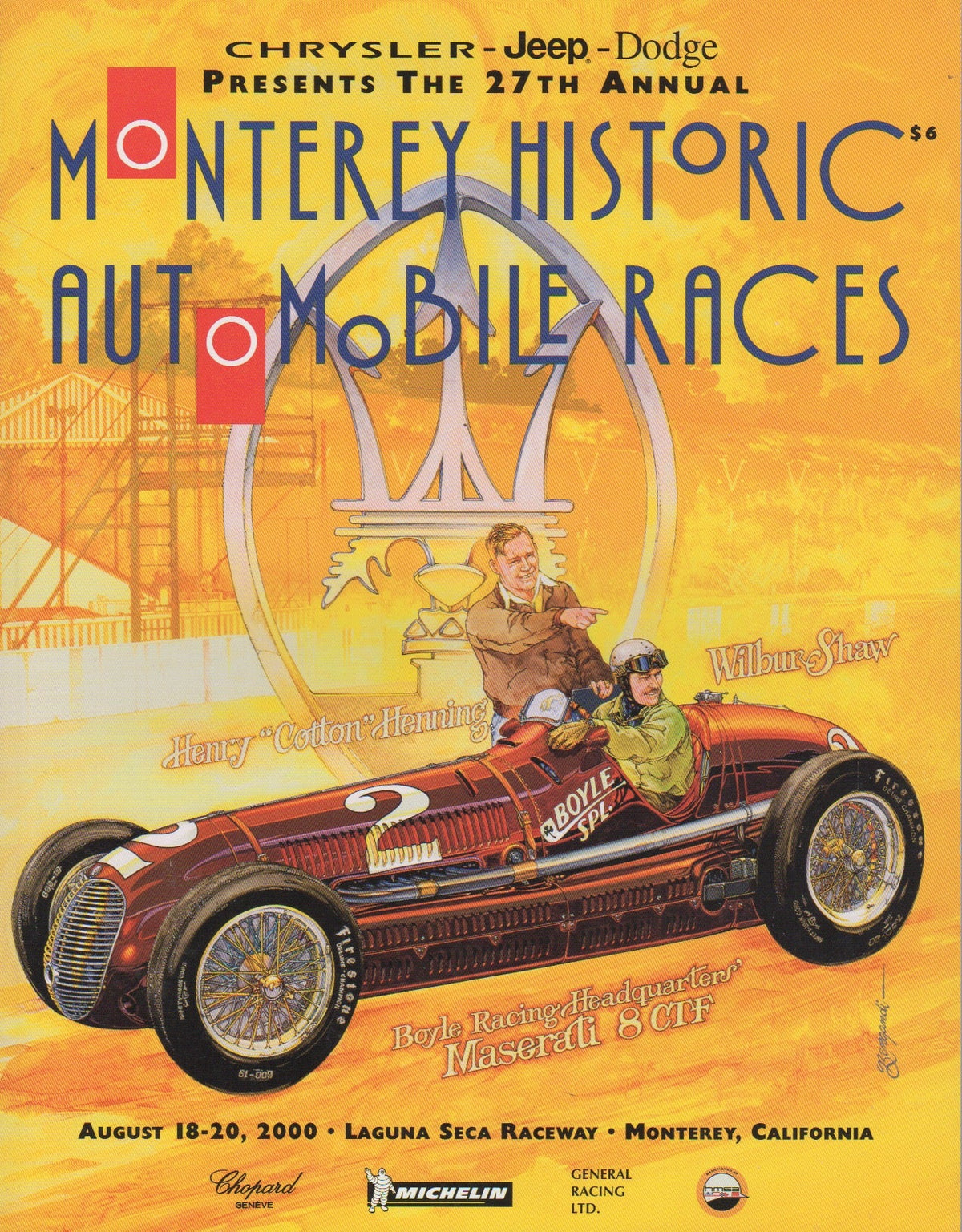 Monterey Historic Auto Races 2000 - Featuring Maserati