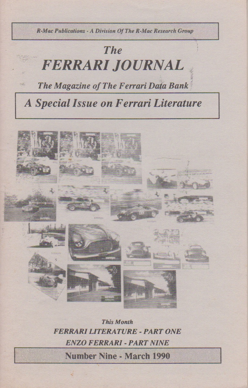 The Ferrari Journal by R-Mac N. 9